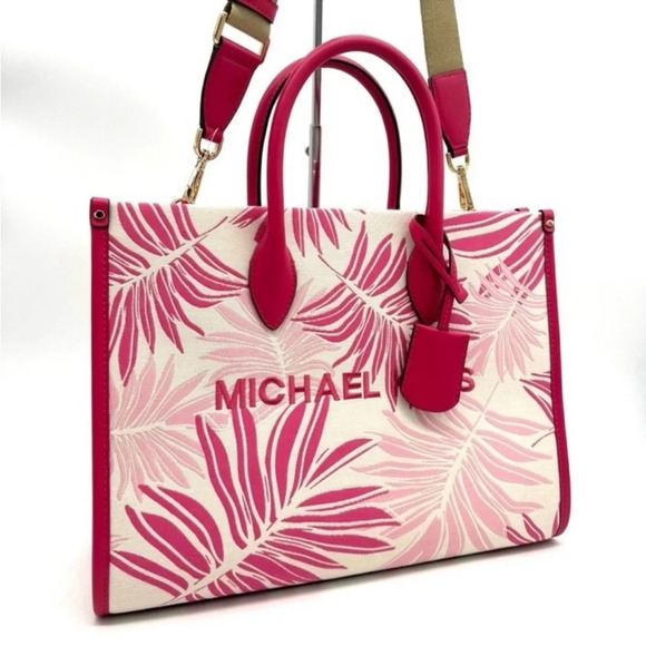Michael Kors Medium Mirella Tote Bag
Electric Pink Multi Leather - Picture 1 of 11